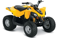 2011 Can-Am DS 90 Youth Sport ATV Side