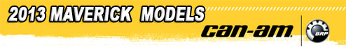 2013 Can-Am Maverick 1000R SxS  / UTV Models