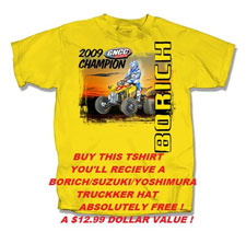 Chris Borich Racing ATV Champion T-Shirts
