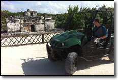 Cozumel, Mexico Punta Sur El Carocol Mayan Ruins Yamaha Rhino UTV