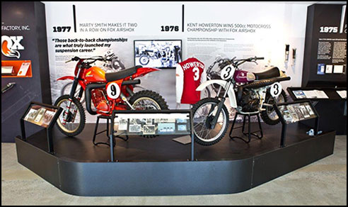 FOX Vintage Motocross Display