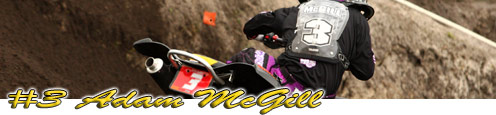 #3 Adam McGill -  Pro GNCC ATV Racer