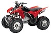 Red Honda TRX250EX Youth Sport ATV