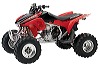 Red TRX450ER ATV