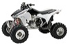 White TRX450ER ATV