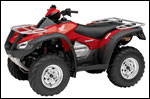 Red Honda Rincon ATV
