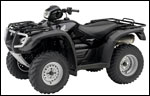 Black Honda Foreman 4x4 ES Utility ATV