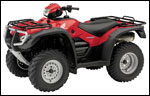 Honda TRX500 ATV Red