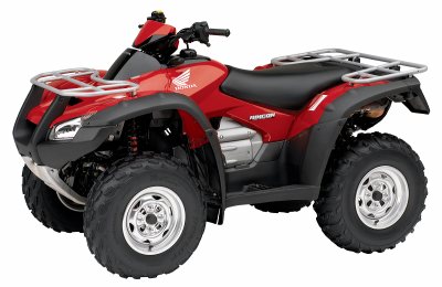 Red Honda Rincon ATV