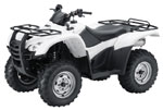 White Honda Rancher Utility ATV