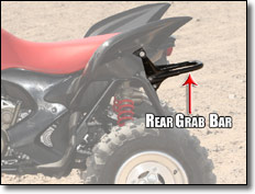 Honda TRX 700XX ATV Rear Grab Bar