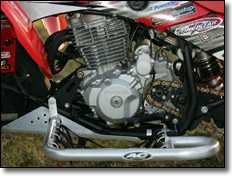 Honda TRX400EX ATV Pro Armor Skid Plate & AC Nerf Bars