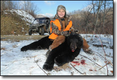 Young Hunter with his first Black Bear Kill