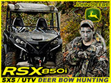 John Deere RSX 850i Gator SxS Deer Bow Hunting