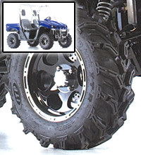 27-in. Mud Lite XTR tire on 14-in.
