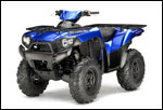 Candy Thunder Blue Kawasaki Brute Force 650 4x4i ATV