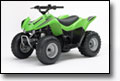 green Kawasaki KFX90 Mini ATV