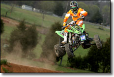 Russell Shumaker - Kawasaki KFX450R ATV Motocross Race Team