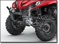 Selectable 2 and 4x4 push-button Teryx Trans