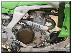 2008 Kawasaki KFX450 Sport ATV engine