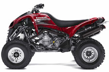 Red Marble Kawasaki KFX700 ATV