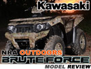 2009 Kawasaki Brute Force 750 FI 4x4 NRA Utility ATV Ride Review
