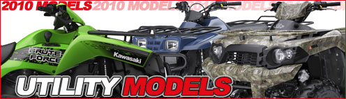 2010 Kawasaki Utility ATV Models