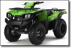 2010 Kawasaki Brute Force 650 Utility ATV Lime Green