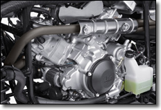 2010 Kawasaki Brute Force 750i Utility ATV Engine