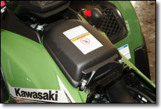 2012 Kawasaki Brute Force 4x4 750 Utility ATV Air Box