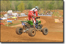 Team Green Keith Little KFX450 ATV Racing