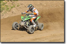 Team Green Kawasaki Russel Shumaker ATV 