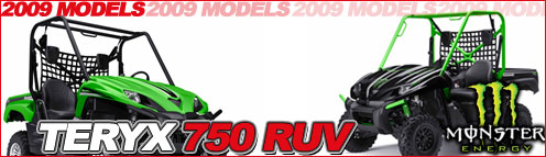 Kawasaki Teryx 750  RUV Monster Energy 