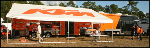 KTM GNCC ATV Race Team Rig