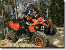 KTM's Taylor Kiser  525XC ATV