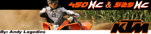 KTM ATV 525XC & 450XC Sport ATV - Race Ready