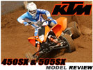 2009 KTM 505SX & 450SX ATV Motocross Test Ride / Review
