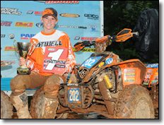 Angel Atwell KTM ATV Racing Podium
