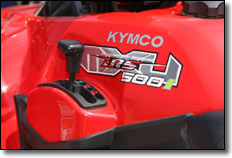 2012 KYMCO MXU 500I 4x4 IRS Utility ATV Gear Shifter