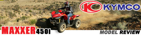 2012 KYMCO Maxxer 450i ATV Test Ride Review