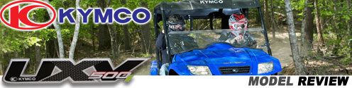 2012 KYMCO UXV 500i UTV / SxS Test Ride Review