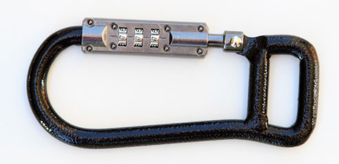 Lockstraps Inc. #801 Universal Combination Locking Carabineer