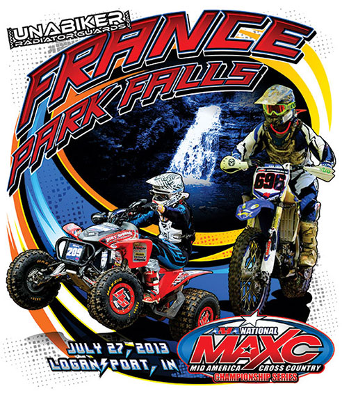 AMA MAXC Racing - Round 5 - France Park Falls - Race Flyer