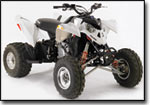 Outlaw 525 White-Blazin' ATV 