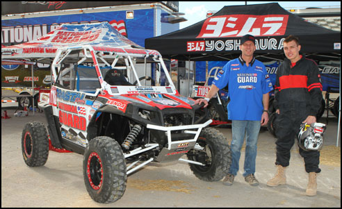 National Guard / Coastal Racing / Polaris Team Owner Scott Kiger & ATVriders.com's Jeff M. Vanasdal