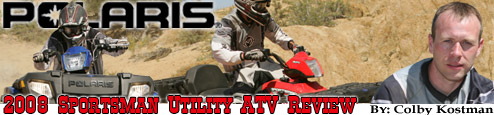 2008 Polaris Sportsman Utility ATV Reviews / Test Ride