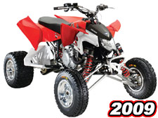 2009 Polaris Outlaw 450MXR, 525 IRS  & 525S ATV