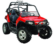 Polaris Ranger Rzr equipped with various accessories for the cruiser and hunter