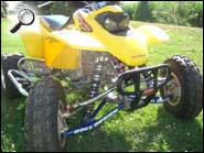QOTM ATV Honda 400ex yellow