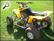 Yellow TRX400EX ATV